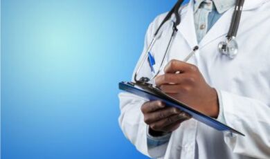 Der Arzt nimmt es zur Kenntnis